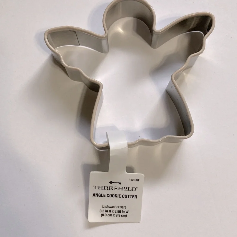 Christmas Cookie Cutters with Silicone Trim Stainless Steel  Set of 4